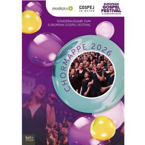 Chormappe 2026 - Sonderausgabe zum European Gospel Festival