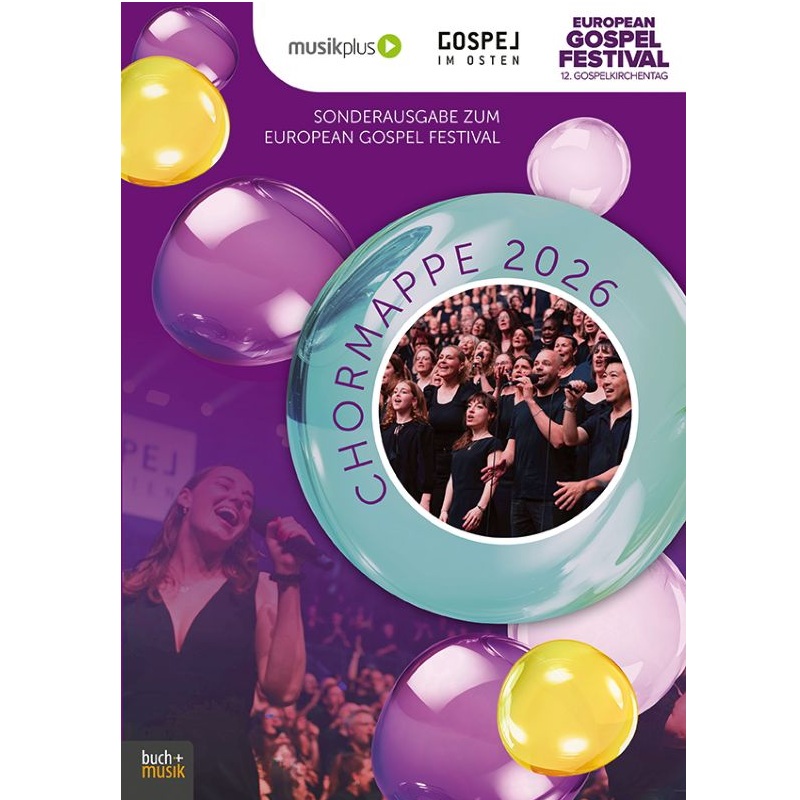 Chormappe 2026 - Sonderausgabe zum European Gospel Festival